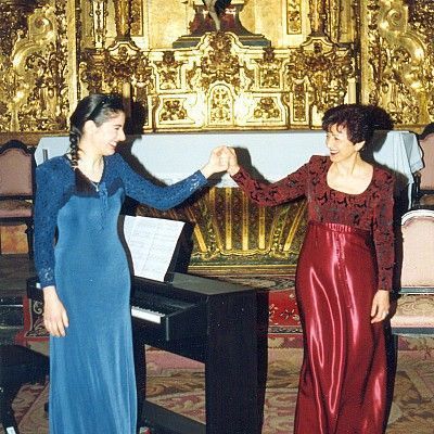 Recital piano poesia Beatriz Aguilera y JC. Capilla instituto Góngora, Febrero 1995